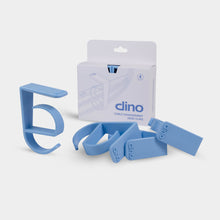  Blue Dino clip pack of 4 desk cable management with box