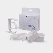  Grey Dino clip pack of 4 desk cable management with box